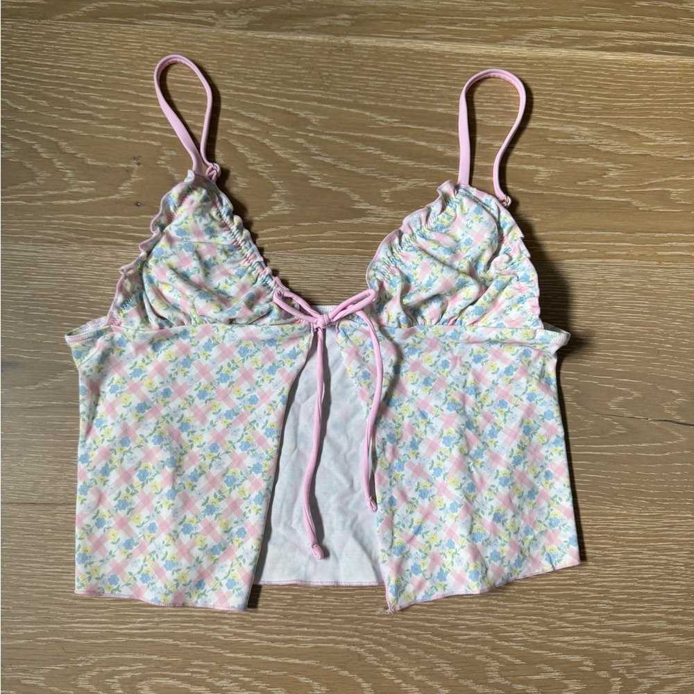 PINK BY FRANKIES BIKINIS HALLE FLYAWAY BIKINI TOP